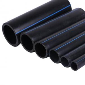 China PE100 High Density Water Supply HDPE Pipe 1 Inch Black Plastic Water Pipe supplier