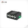 China Industrial 8-Port Gigabit PoE+ Switch with 2 Gigabit Uplink Ports, 240W Output, -40°C to 80°C wholesale
