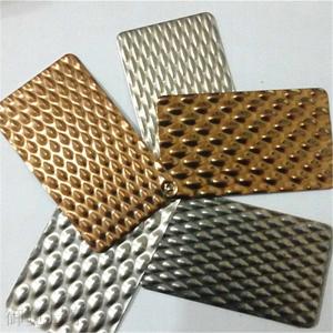 Cold Rolled Checkered Stainless Steel Sheet Anti Skid Steel Plate