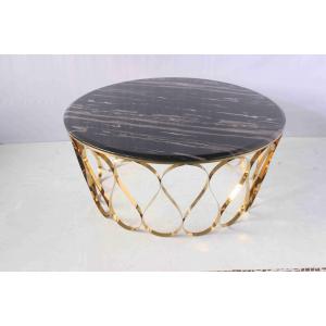 Luxury Side Table Set Coffee Table Center Table With Marble Top Living Room