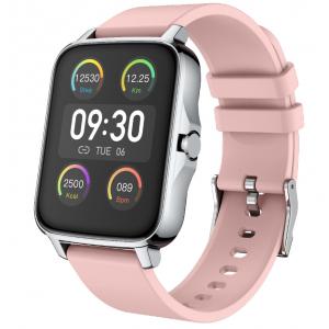 China Silica Gel Strap 200mAh 50mm Heart Rate Monitoring Smart Watch For Ladies supplier