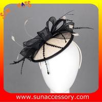 China 0909 Elegant design  sinamay fascinators hats for ladies  ,Fancy Sinamay fascinator  from Sun Accessory on sale