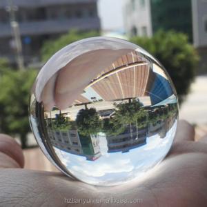 Decorative Transparent Resin Ball  , Clear Crystal Ball 100mm
