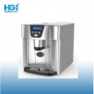 Home Table Top Stainless Steel Ice Maker With Water Dispenser