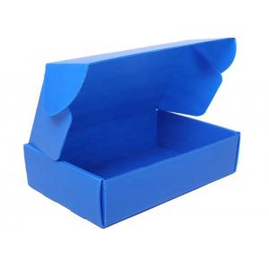 Collapsible Corrugated Plastic Storage Boxes With Lid , Flute Corrugated Polypropylene Boxes