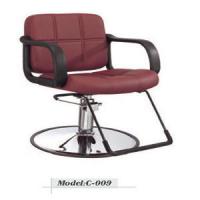 chaise de salon, meubles de salon de coiffure, chaise de coiffure, chaise en plastique c-009 d'accoudoir