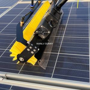 Waterless/Water Solar Panel Cleaning Machine with Telescopic Handle and Customization