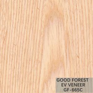 Engineered Wood Veneer Popular Reconstituted Oak Wood Veneer Crown Cut