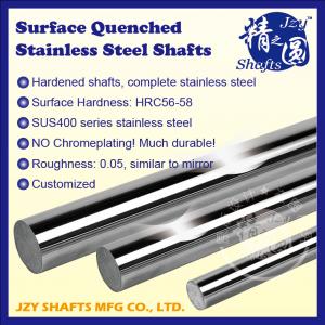 China Quenching Hard round bar High Precision Ground Stainless Steel Shaft HRC56-58 supplier
