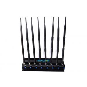 China 18w Power Mobile Phone Blocker Jammer Long Distance With 3 Cooling Fans Inside supplier