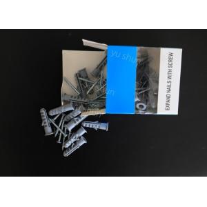 Plastic Fastener Plug wall anchor 100pcs/bag or 25pcs/Bag White Or Other Color