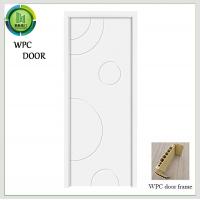 China Termite Resistant WPC Plain Door Panting Finished Surface Hotel Bathroom Use on sale