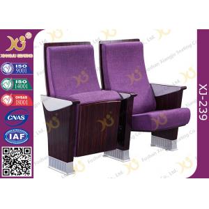 Safe Foldable Auditorium Chairs / College Lecture Hall Furniture