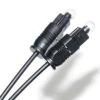 China Conexión de cable de audio óptico digital Toslink óptico digital SPDIF Ultra delgada de PVC cuerda de oro Ject cubierto con tapa de polvo on sale