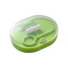 China 2 Layers Green Retainer Case , Dental Retainer Container With Plastic Material wholesale