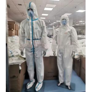 Latex Free Disposable Protective Suit , Disposable Full Body Suit Skin Friendly