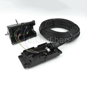 China 6 caja terminal de la distribución de la torre MST de la manera con SC H-óptico compatible endurecido APC de Huawei Corning Optitap de los cables de descenso supplier