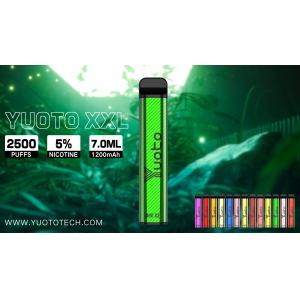 China Small Size 2500 Puffs Disposable Vape 5% 2% Nicotine Easy Carrying supplier