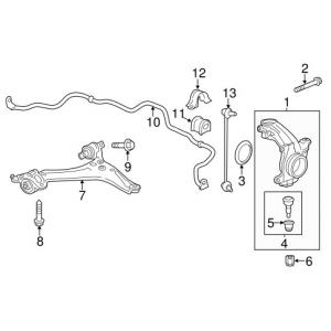 China Honda Accord 2013 Suspension Front Lower Ball Joints 51220 T2A 305 White Color supplier