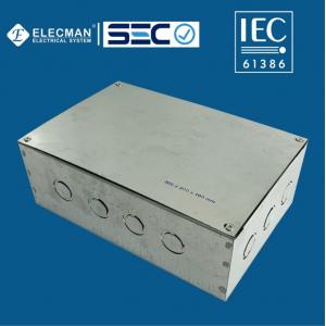 IEC 61386 Steel Cable Junction Large Waterproof Electrical Box 300*200*100mm