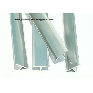T - shaped Aluminium Tile Edge Trim 20mm Width / Metal Tile Border Trim