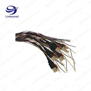 China Multicore PA6 bk Connector Wire Harness Ip67 Waterproof With Usb 2.0 Type A Panel supplier
