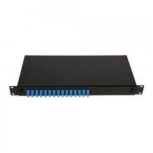 China Rack Mount 12 - 24 Core SC / FC / ST / LC ODF Patch Panel supplier