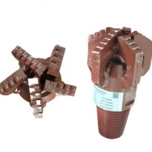 Customized Size Pdc Drill Bit Step Type Soft Rock Drilling With 5 Wings