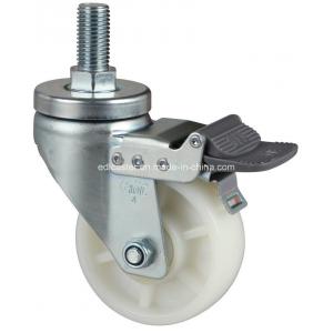 Plate Swivel 4" 250kg Threaded Brake Tpa Caster for Industrial Machinery and Equipment