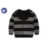 China Boys Tailored Collar Kids Sweater Coat Stripes Children Knitted Blazer Suit wholesale