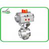 China Aluminium Actuator Pneumatic Butterfly Valve , Male / Female Threaded Butterfly Valves wholesale