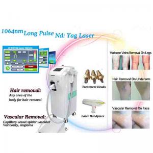 1060nm Long Pulse Nd Yag Laser Hair Removal Spider Veins Treatment EVLT