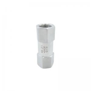 304/316 Stainless Steel Female Thread High Pressure Check Valve with ISO9001 Standard