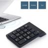China Cxfhgy Portable Small-Size 2.4GHz Wireless Numeric Keypad Numpad 18 Keys Digital Keyboard For Accounting Teller Laptop N wholesale