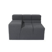 China Nordic Linen Filled Velvet Grey Fabric Modular Sofa For Living Room on sale