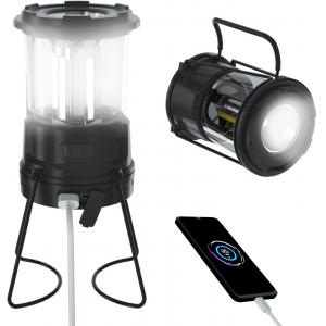 China Camping Solar Handle Fan Lamp, Camping Lantern for Power Outages: 3000mAh Solar Rechargeable Lantern supplier