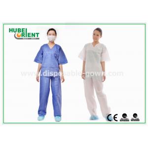 China Breathable Surgical Disposable Protective Gowns Shirt And Pant Hospital Use supplier