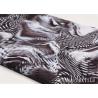 China Snake Tiger Lilly Print Polyester Spandex Fabric Warp Stretch For Bikini Swim Suit wholesale