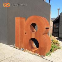 China 400mm Corten Steel Free Standing Letter Box Outdoor For Postal Service on sale