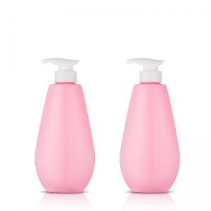 China Pink Liquid Soap Dispenser Bottle 520ml Eco Packaging For Hand Wash supplier
