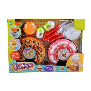 20 Pcs Kids Pretend Play Kitchen Set For Pizza / Cake Cutting Cooking