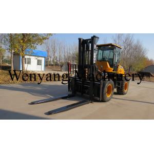 China Powered Pallet Stacker Diesel Powered Forklift 6 Ton Good Off Road Forklift supplier