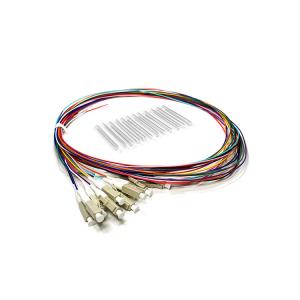 ST Single Mode Fiber Optic Pigtails For Fusion Splicing Includes Shrink Sleeves