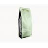 China Customized mint green 340g/500g/1kg gusset coffee with valve &amp; zipper wholesale