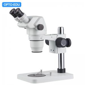 China Magnification 6.7x - 45x Binocular Stereoscopic Microscope Optical With Pole Stand supplier