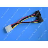 China IDE Flat Cable Harness Assembly 4 Pin to 2 x 15 Pin SATA To Serial ATA SATA Connector on sale