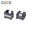 China Half Shielded RJ45 Surface Mount Network Jack 10 / 100 Base - T Black Color wholesale