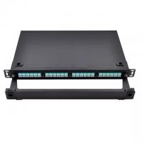 China 96 Ports MPO MTP Fiber Optic Patch Panel With 4x24F Cassette Modules on sale