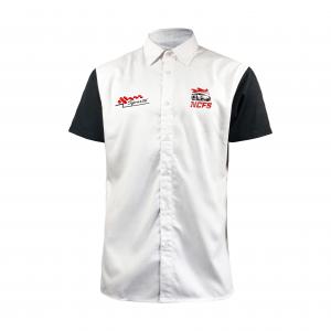 China Breathable White Cotton Sportswear Custom Logo Design for Motocross F1 MotoGP Racing supplier