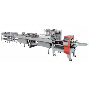 CE ISO9001 Automated Packaging Line Bread Cookies Food Packaging Line